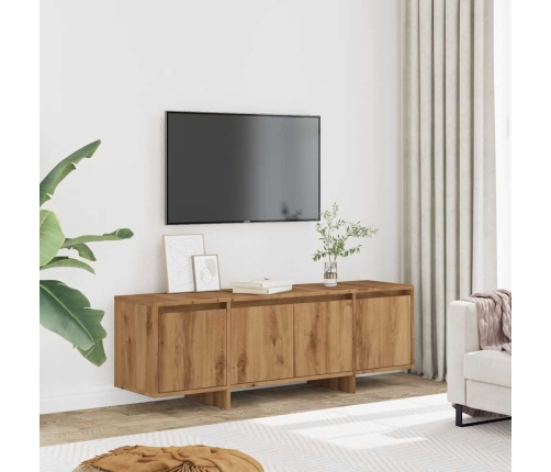 Mueble de TV madera de ingeniería roble artisan 120x30x40,5 cm