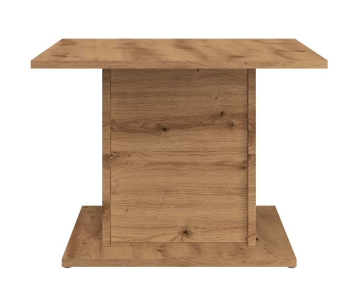 Mesa de centro madera ingeniería roble artisan 55,5x55,5x40 cm