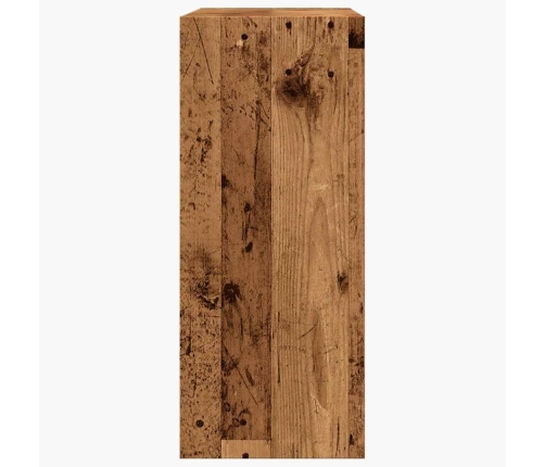 Estantería/divisor de espacios madera antigua 80x30x72 cm