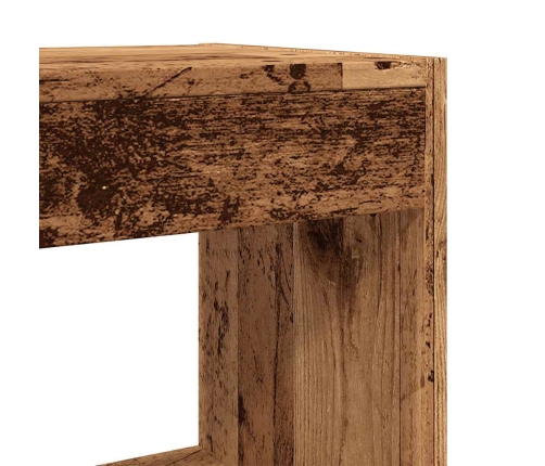Estantería/divisor de espacios madera antigua 80x30x72 cm