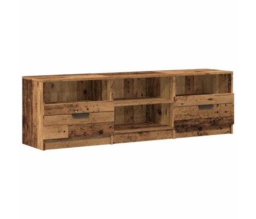 Mueble de TV madera ingeniería madera envejecida 150x33,5x45cm