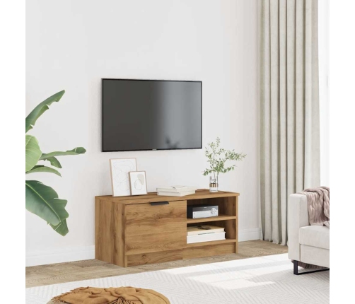 Mueble de TV madera de ingeniería roble artisan 80x35x36,5 cm