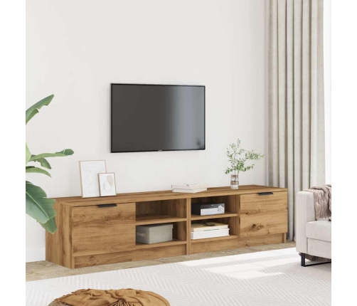 Muebles para TV 2 uds madera roble artisan 80x35x36,5 cm