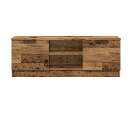 Mueble de TV madera contrachapada madera antigua 102x35x36,5 cm