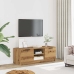 Mueble de TV madera contrachapada artisan roble 102x35x36,5 cm