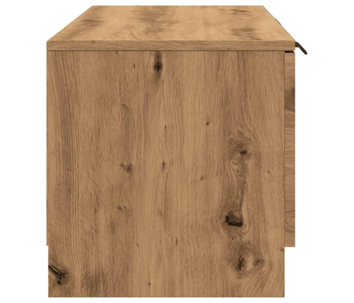 Mueble de TV madera contrachapada artisan roble 102x35x36,5 cm