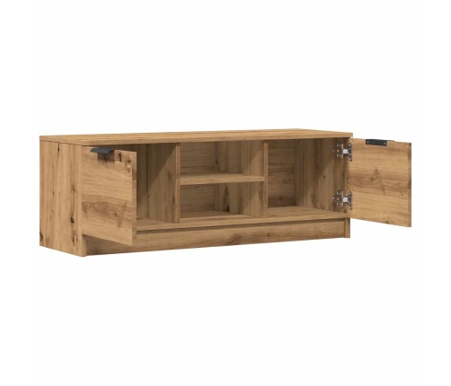 Mueble de TV madera contrachapada artisan roble 102x35x36,5 cm