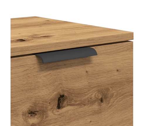 Mueble de TV madera contrachapada artisan roble 102x35x36,5 cm