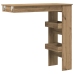 Mesa de bar de pared contrachapada roble artisan 102x45x103,5cm