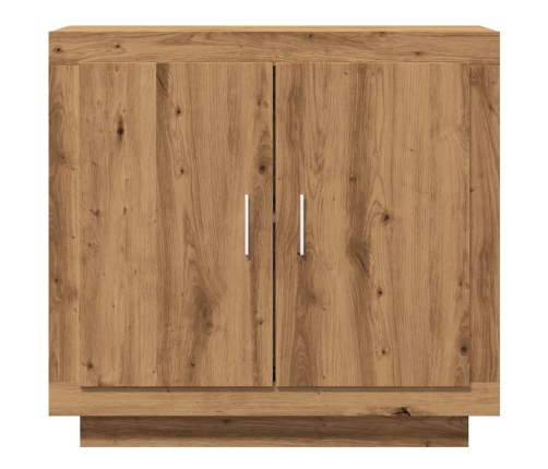 Aparador madera contrachapada roble artisian 80x40x75 cm