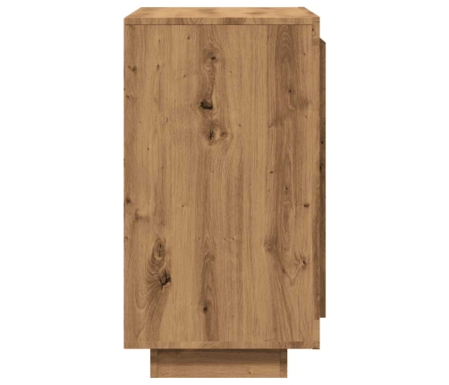 Aparador madera contrachapada roble artisian 80x40x75 cm