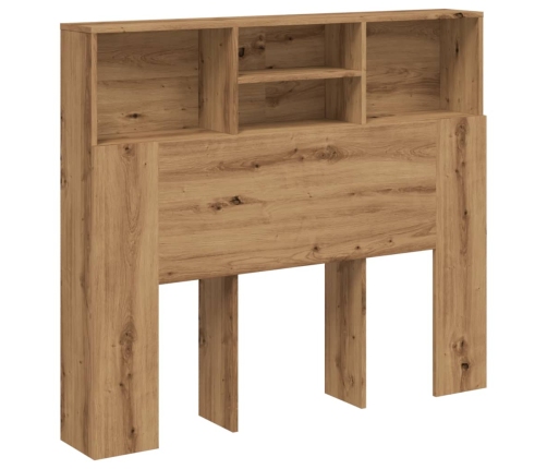 Cabecero armario madera roble artisian 120x19x103,5 cm