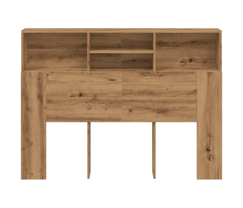 Mueble cabecero roble artisan 140x19x103,5 cm