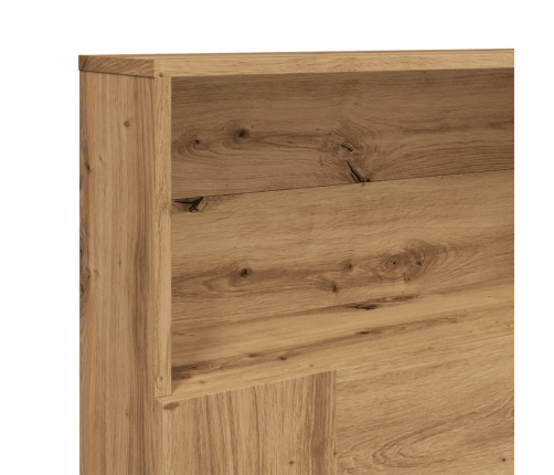 Cabecero armario madera roble artisian 200x19x103,5 cm