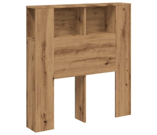 Cabecero armario madera ingeniería roble artisan 100x19x104,5cm