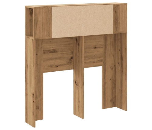 Cabecero armario madera ingeniería roble artisan 100x19x104,5cm