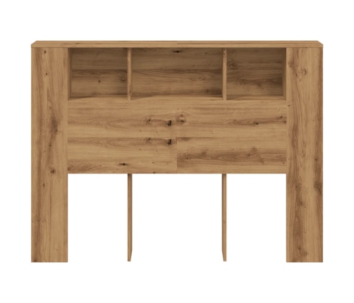 Cabecero armario madera roble artisan 140x18,5x102,5 cm