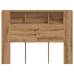 Cabecero armario madera roble artisan 140x18,5x102,5 cm