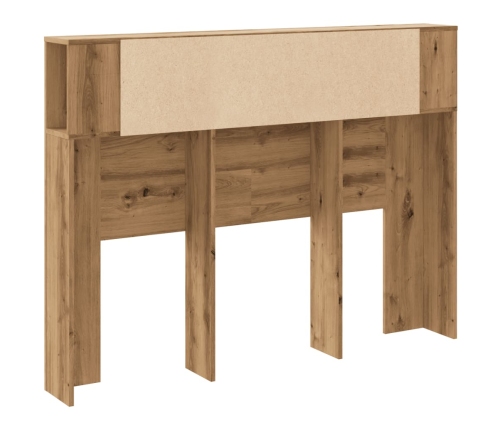 Cabecero armario madera roble artisan 140x18,5x102,5 cm