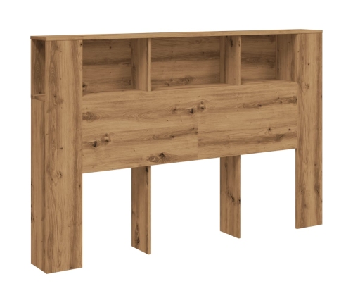 Cabecero armario madera roble artisan 160x18,5x103,5 cm