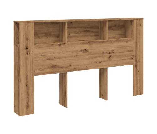 Cabecero armario madera roble artisian 180x18,5x102,5 cm