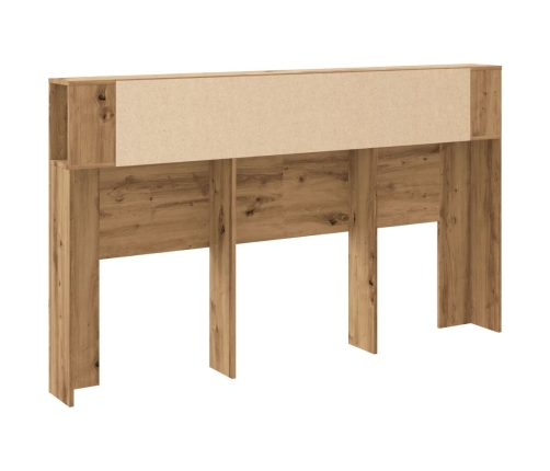 Cabecero armario madera roble artisian 180x18,5x102,5 cm