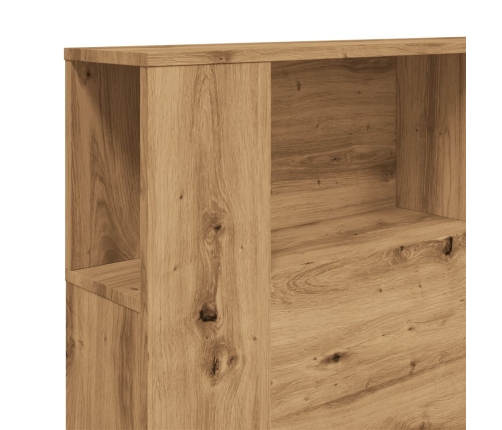 Cabecero armario madera roble artisian 180x18,5x102,5 cm