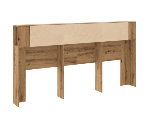 Cabecero armario madera roble artisian 200x18,5x102,5 cm