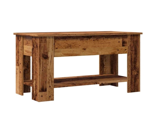 Mesa de centro madera de ingeniería madera vieja 101x49x52 cm