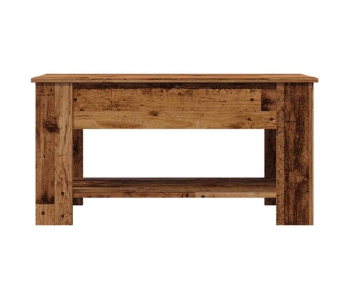 Mesa de centro madera de ingeniería madera vieja 101x49x52 cm