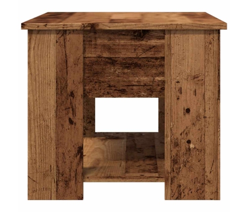 Mesa de centro madera de ingeniería madera antigua 79x49x41 cm