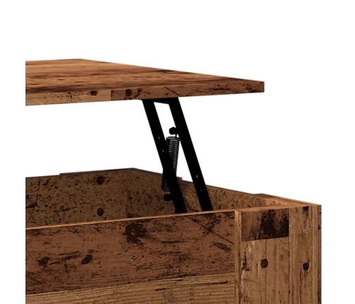 Mesa de centro madera de ingeniería madera antigua 79x49x41 cm