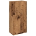 Armario de baño de pared madera envejecida 32x20x67 cm