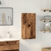 Armario de baño de pared madera envejecida 32x20x67 cm