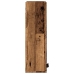 Armario de baño de pared madera envejecida 32x20x67 cm