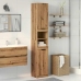 Armario de baño madera ingeniería roble artisan 32x34x188,5 cm