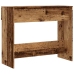 Mesa consola madera contrachapada envejecida 90x36x75 cm