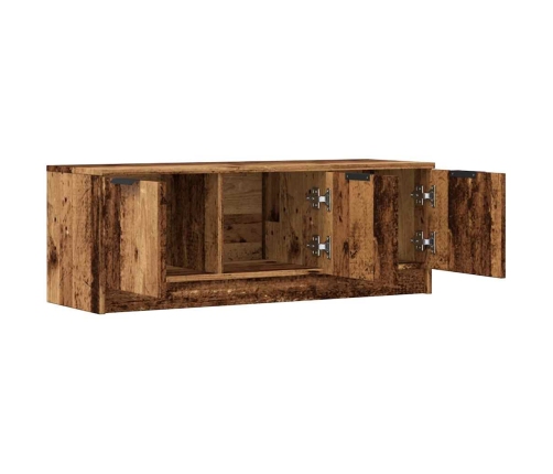 Mueble de TV madera contrachapada madera antigua 102x35x36,5 cm