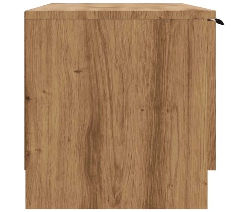 Mueble de TV madera contrachapada artisan roble 102x35x36,5 cm