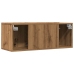 Muebles para TV de pared 2 unidades roble artesanal 80x30x30 cm