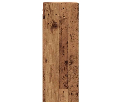 Armario colgante de pared madera vieja 69,5x32,5x90 cm