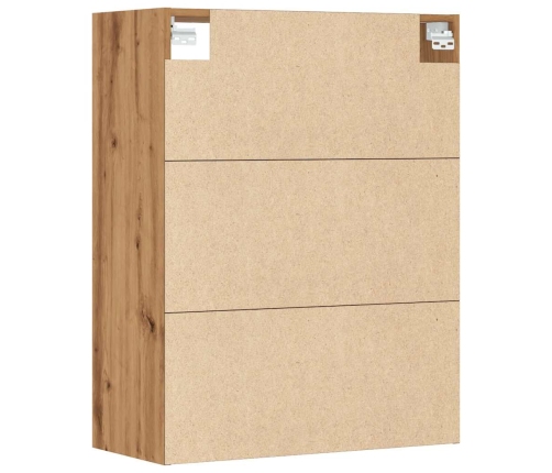 Armario colgante de pared roble artisian 69,5x32,5x90 cm