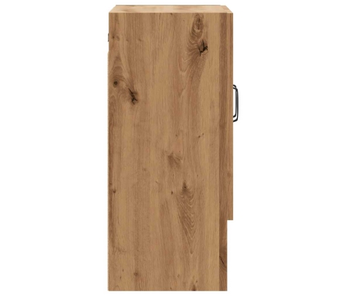 Armario de pared madera de ingeniería roble artesano 60x31x70cm