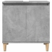 Mueble de lavabo madera contrachapada gris hormigón 58x33x60cm