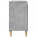 Mueble de lavabo madera contrachapada gris hormigón 58x33x60cm