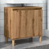 Mueble de lavabo madera de ingeniería roble artisan 58x33x60 cm