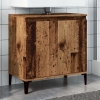 Mueble de lavabo madera de ingeniería envejecida 58x33x60 cm