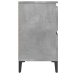 Armario de lavabo madera contrachapada gris hormigón 80x33x60cm