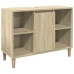 Mueble de baño madera de ingeniería roble Sonoma 80x33x60 cm