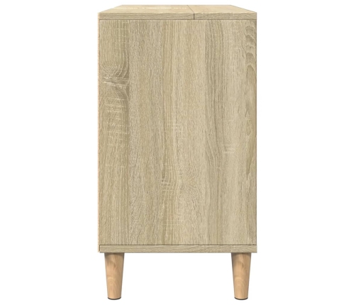 Mueble de baño madera de ingeniería roble Sonoma 80x33x60 cm